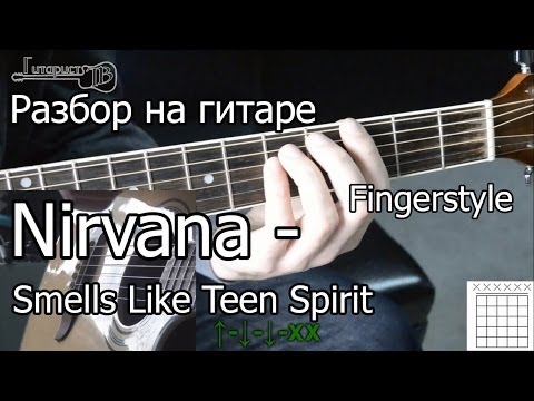 Nirvana - Smells Like Teen Spirit (Видео урок) как играть. Разбор 1 часть